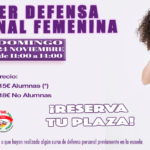 Taller Defensa Personal 24N - Academia Sandra D. Vega